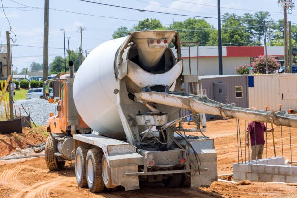 Ajax fiori self loading concrete mixer